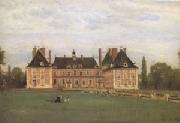 Jean Baptiste Camille  Corot Rosny,the Chateau of the Duchesse de Berry (mk05) Spain oil painting reproduction